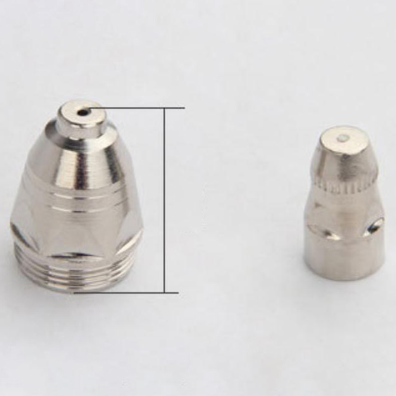 Creative product P80 Air Plasma Nozzle 1.1mm Plasma Cutting Machine Torch Consumables CNC Cutting Electrode Nozzle 20 Pcs. 