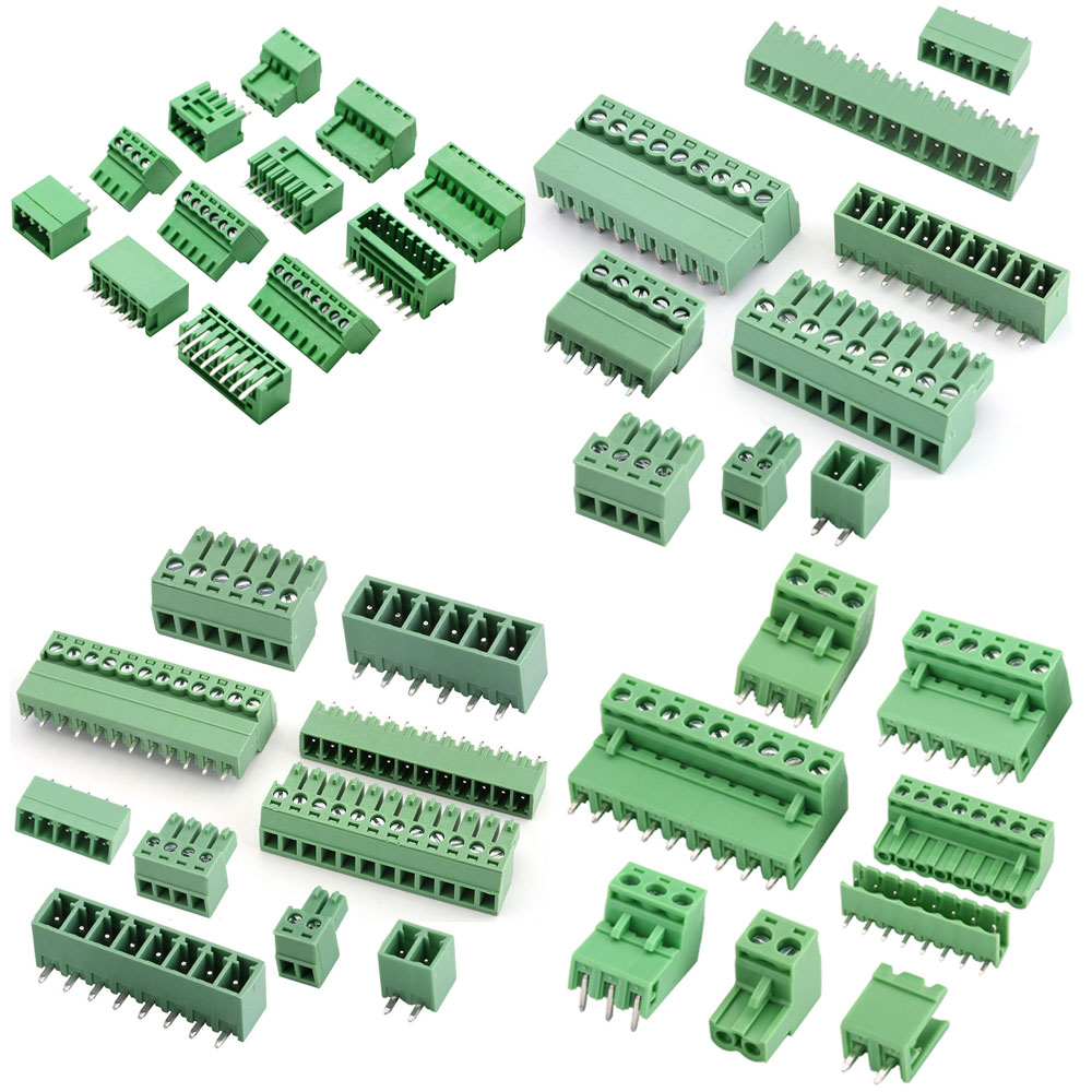15EDG KF2EDG 2.54mm 3.5mm 3.81mm 5.08mm Screw Terminal Bloceisure time k 2 3 4 5-16Pin Male Plug Socket Pin Header Wire Connector