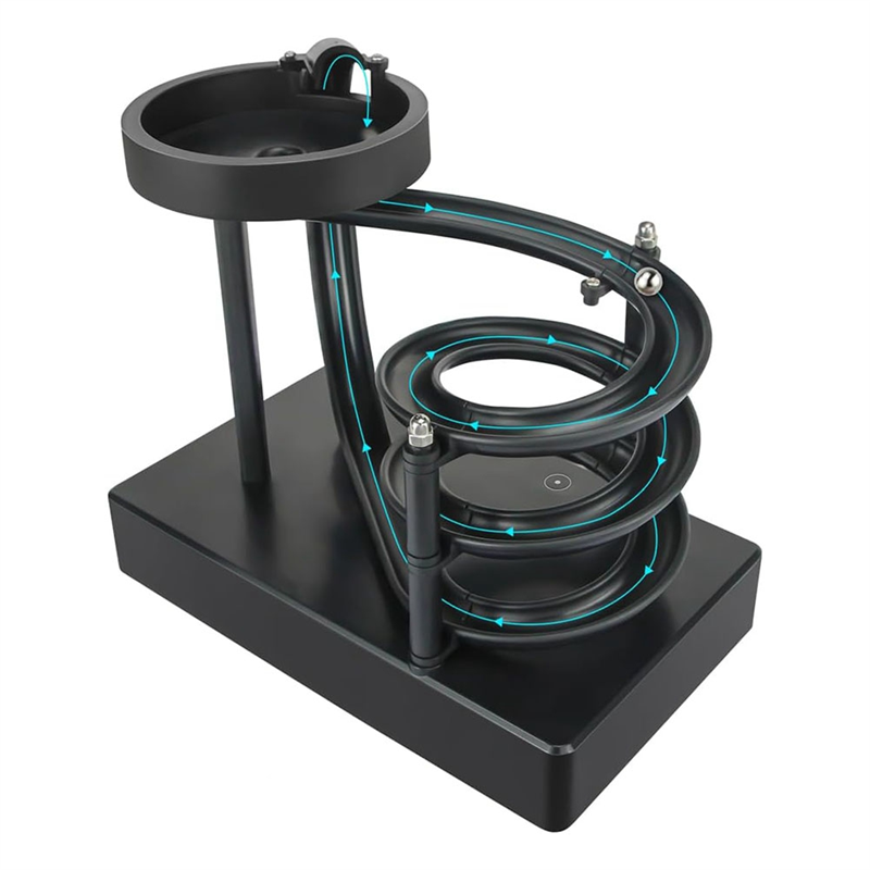 Non-Stop Rolling Ball Tabletop Toy Kinetic Art for Everyone, Scientific Physics Tool Circulation Device A