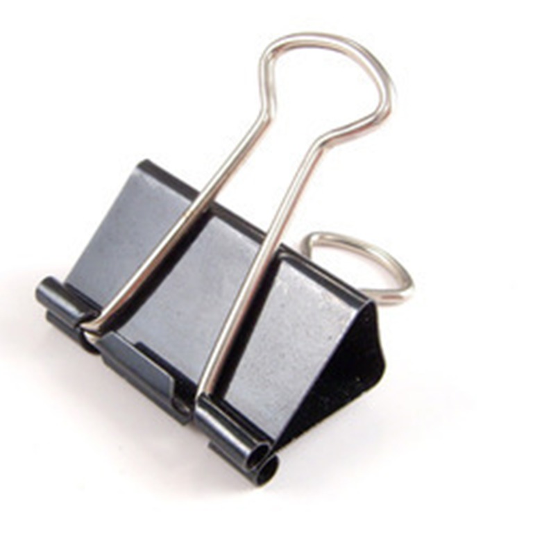 12pcs Diamond Binder Clip Black 41mm 1-5/8”. 