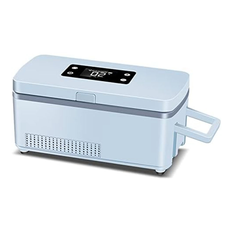 Insulin Cooler Case Insulin Cooler Box Medicine Cooler with Durable Battery, Adjustable Temperature Suitable for Long Flight US Plug