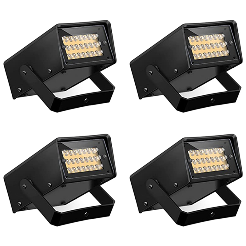 4 Pieces Strobe Lights, LED Mini Adjustable Flash Control