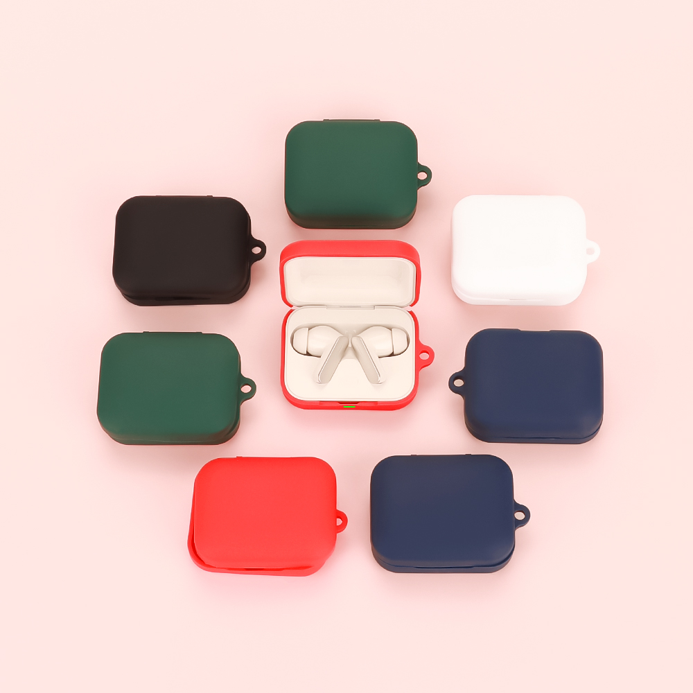 Realme Buds Air 7 Only cover Premium Artificial Carrying cover Shockproof Earbuds Protective Cover Box For Buds Soft Silicone Bluetooth Headphone Cover. 