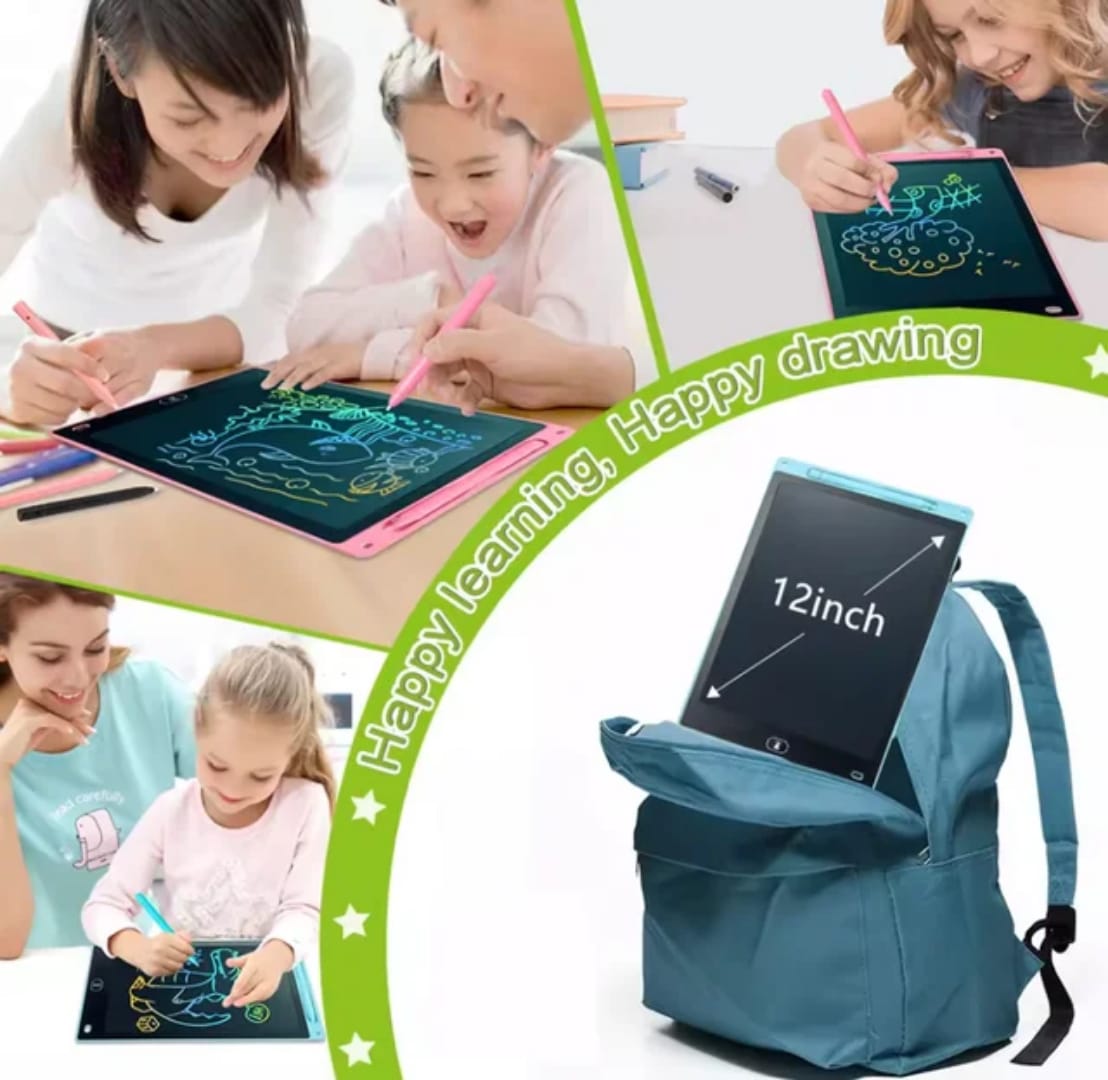 12 Inch LCD Writing Tablet Digital Drawing Tablet Multicolour. 
