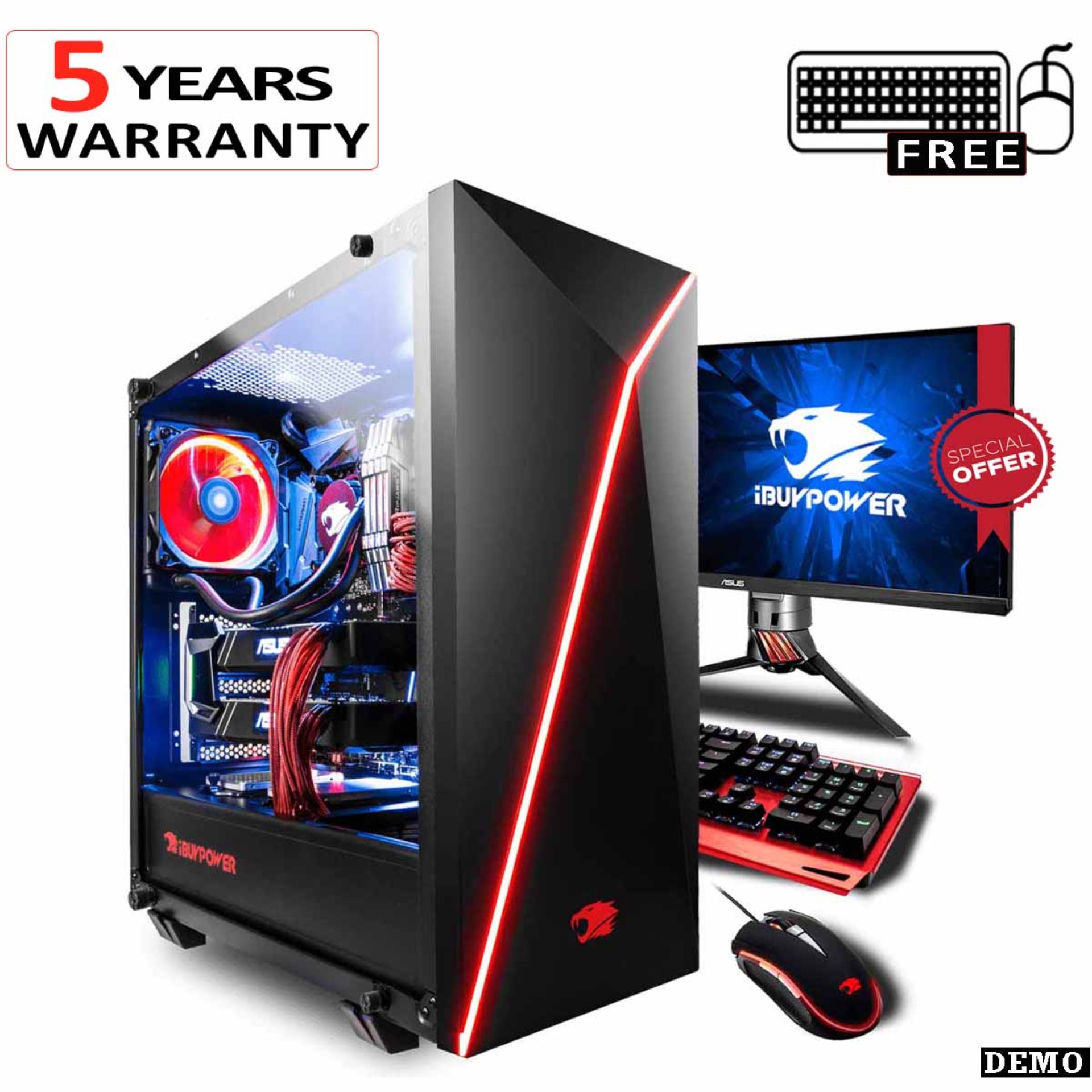 Intel Core 2 Duo RAM 4GB HDD 500GB And Monitor 19 Inch New Desktop Computer Full Set.. 