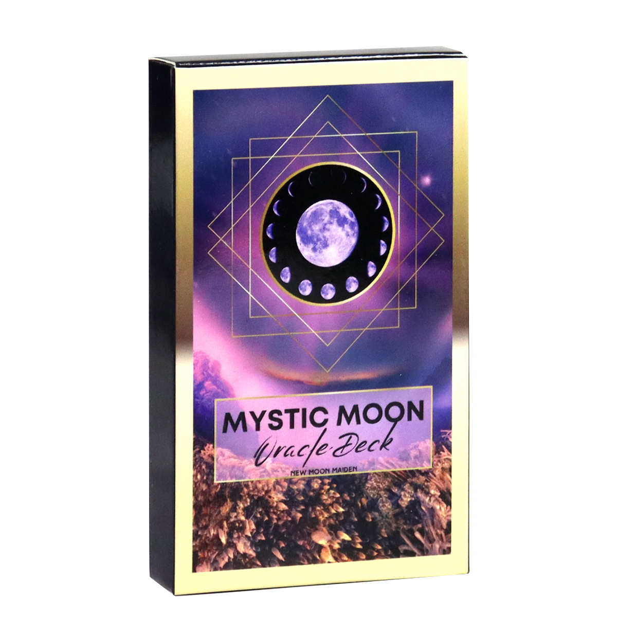 Mystic Moon Oracle Cards For Family Party High Quality Fortune Telling Divination Keywords Meaning Cards Deck Board Game. 