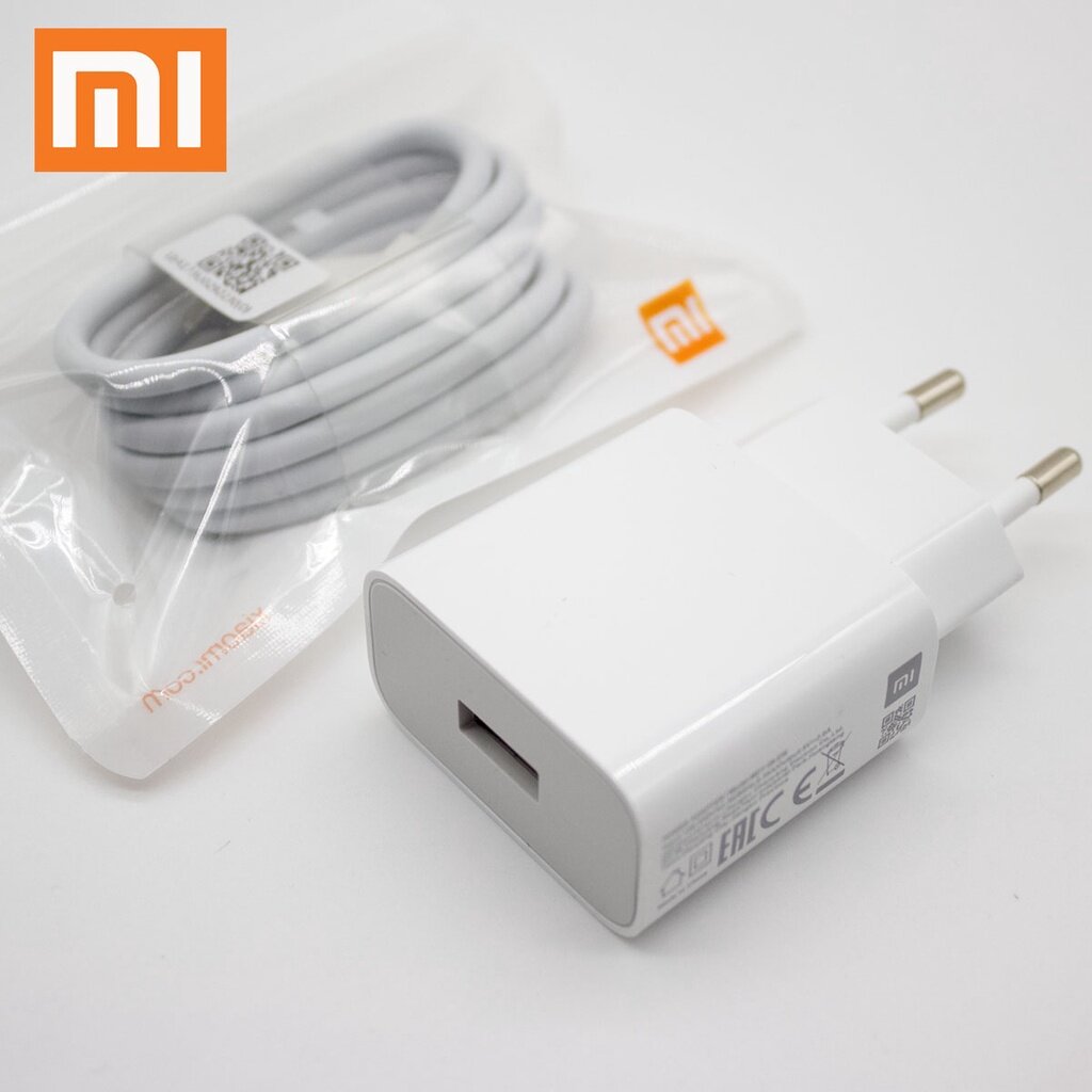 Xiaomi 10W Charger 5V 2A charge power adapter micro usb Type C cable ...