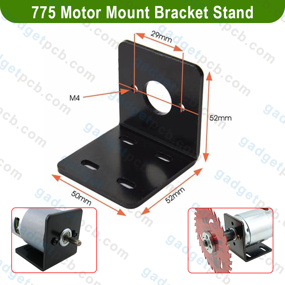 775 Motor Mount Bracket 775 DC Motor Bracket Table Saw Stand 775 Motor Mounting Bracket and Screws 775 Motor Cutting Polishing CNC Accessories 3D Printer. 