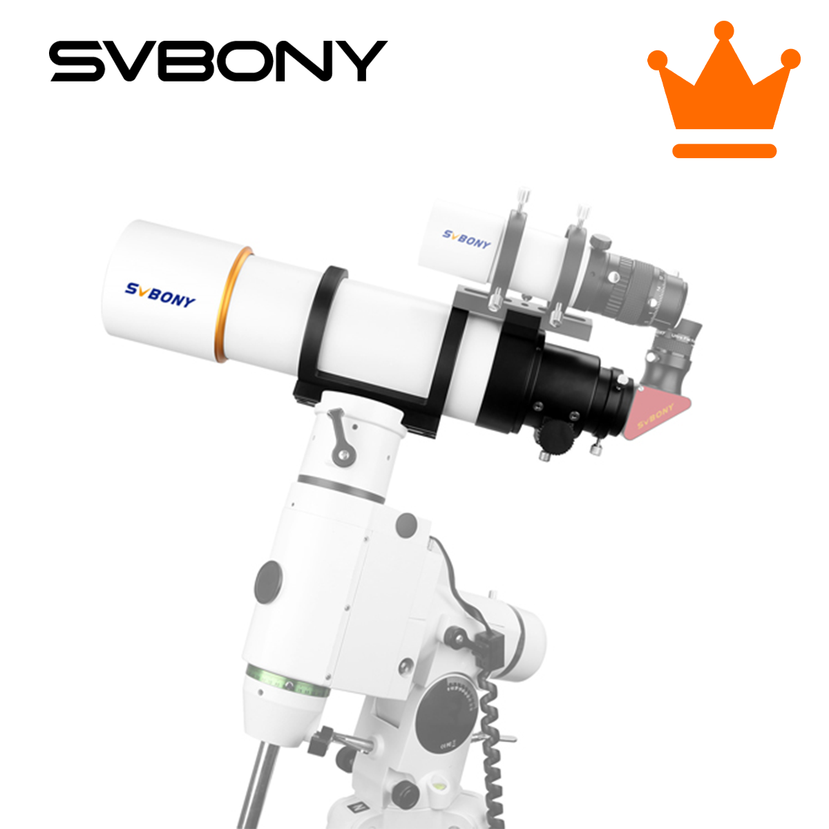 SVBONY SV48P Telescope 90mm Aperture F5.5 Refractor OTA Astronomical Telescope for Adults Beginner for Deep Sky Astrophotography