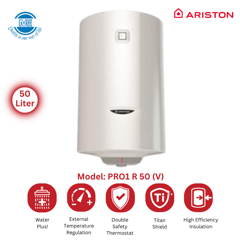 ARISTON 50 Liter Water Heater | PRO1 R 50 (V)
