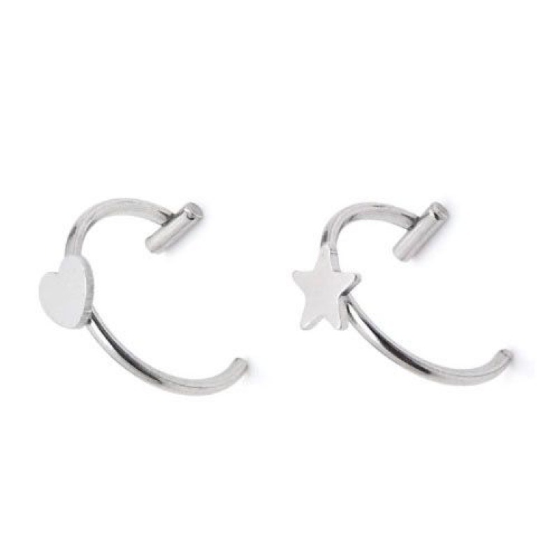 Lip nail jewelry, no punching ring, hot girl no punching love ring, bouncing disc clip, independent station factory direct sales and distribution