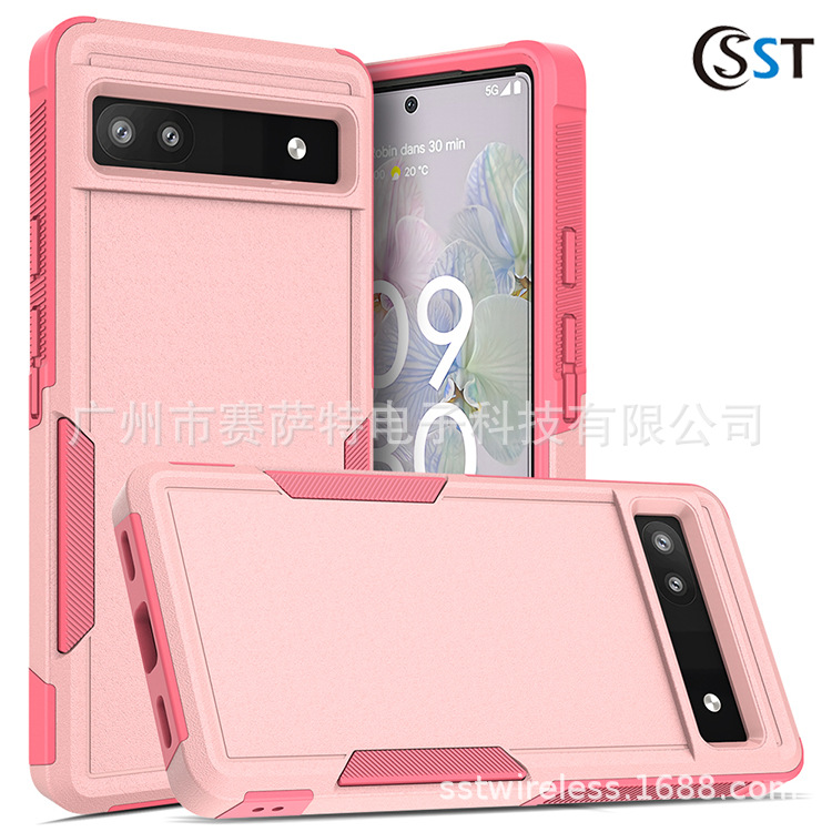 [autismaut] Applicable to Google Google pixel 6a Mobile Phone Protective Case Neutral Commuter Two-in-One pexel 7 pro. 