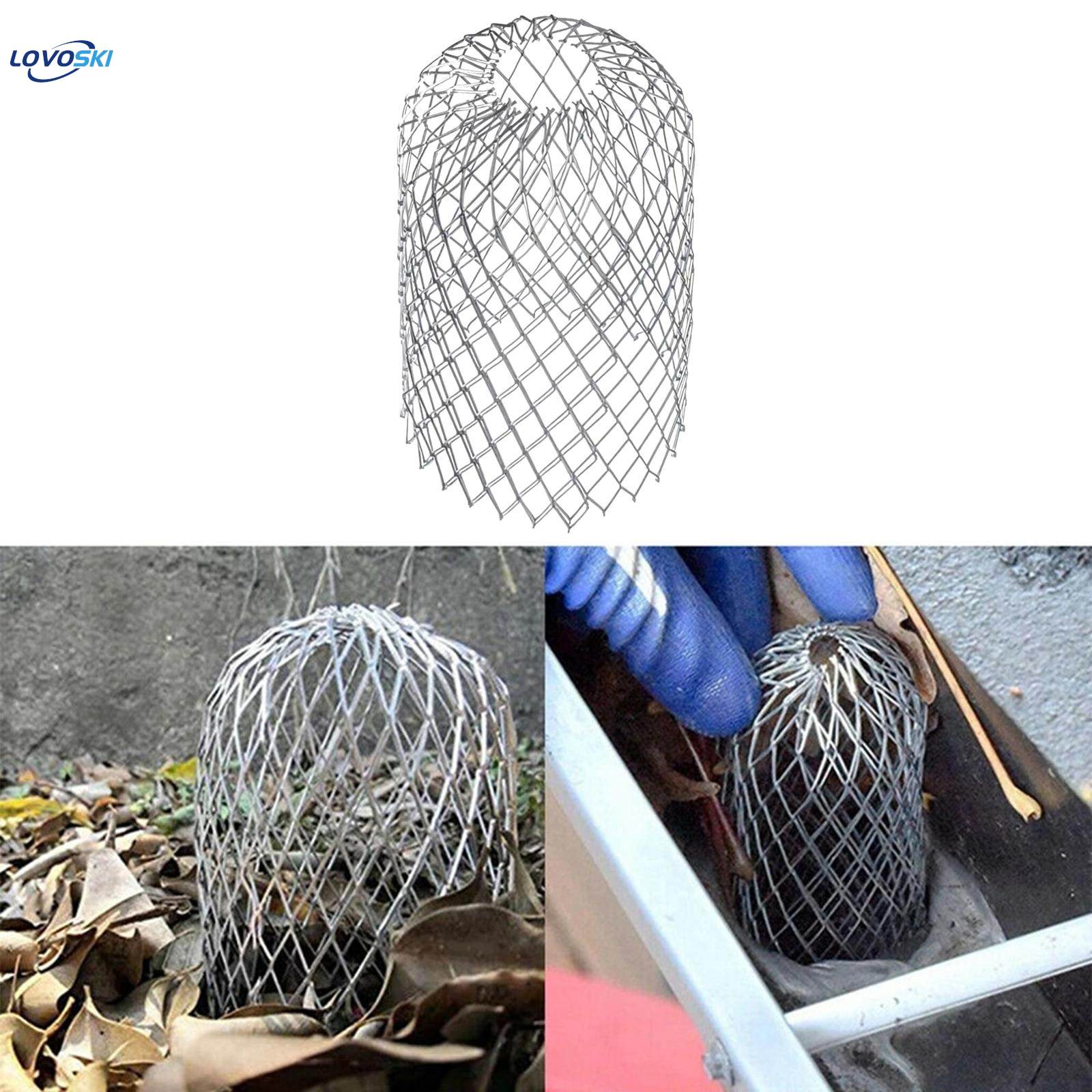 Leaf Filter Gutter Strainer Aluminum Downspout Filter for Leaves Roof S. 