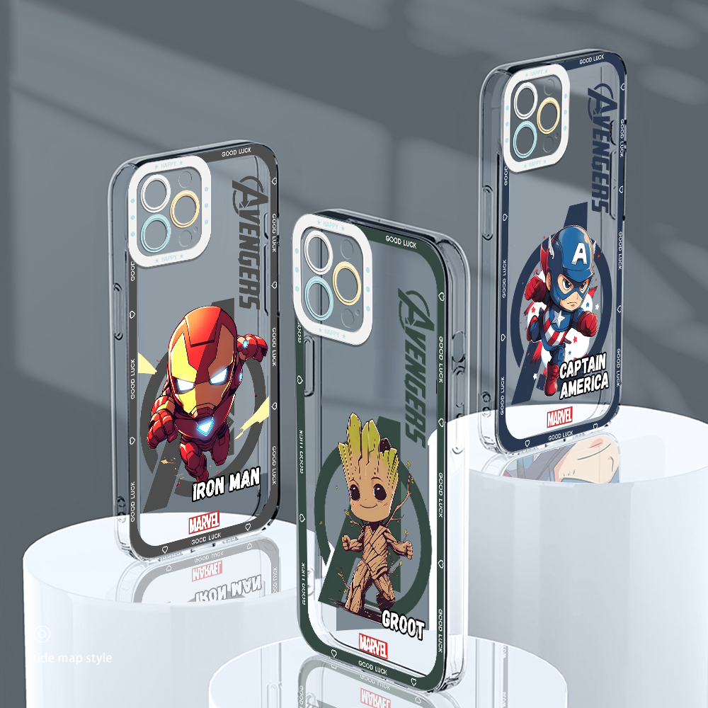 UCUC for OPPO A37 A37F NEO 9 Back Cover Groot Batman Transparent TPU Ultra Thin Soft Phone Cases. 