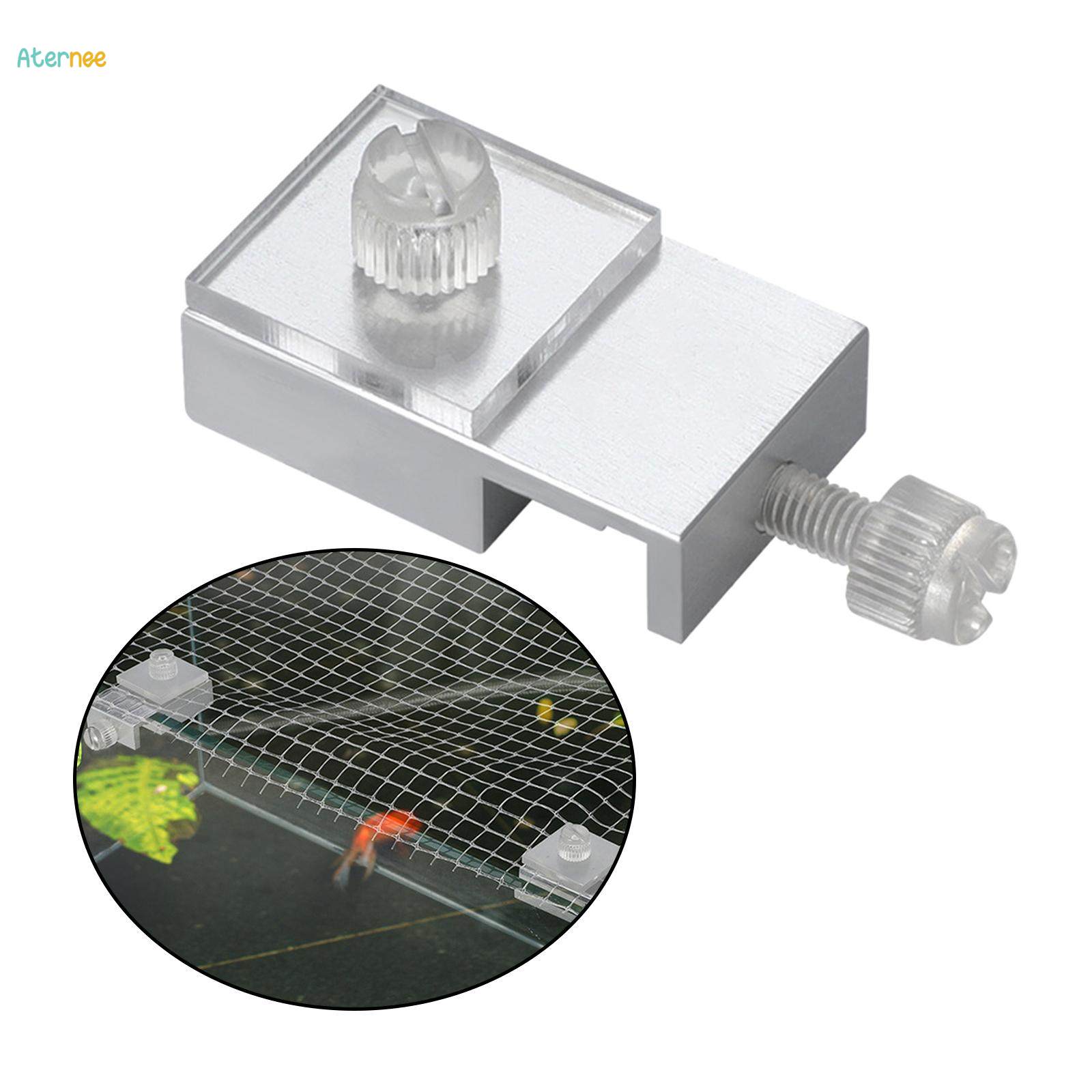 Aquarium Screen Net Clamp Aquarium Cover Clip Sturdy Accessories Durable Heavy Duty Net Mesh Clamp Mesh Netting Clip Mesh Screen Net Clamp. 