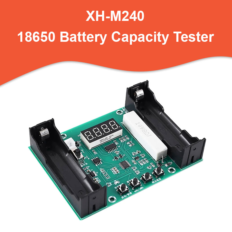 XH-M240 18650 Lithium Battery Capacity Tester Module. 