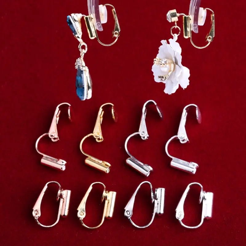 【beauty code store】DIY Clip-on Earring Converters Findings for None Pierced Ears. 