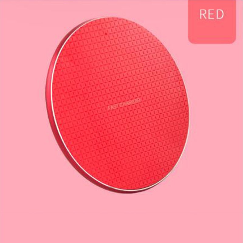 【VisioN Shop】Wireless Charger for iPhone Xs Max X XR Plus 10W Fast Charging Pad Samsung Note 9 Note 8 S10 Plus. 