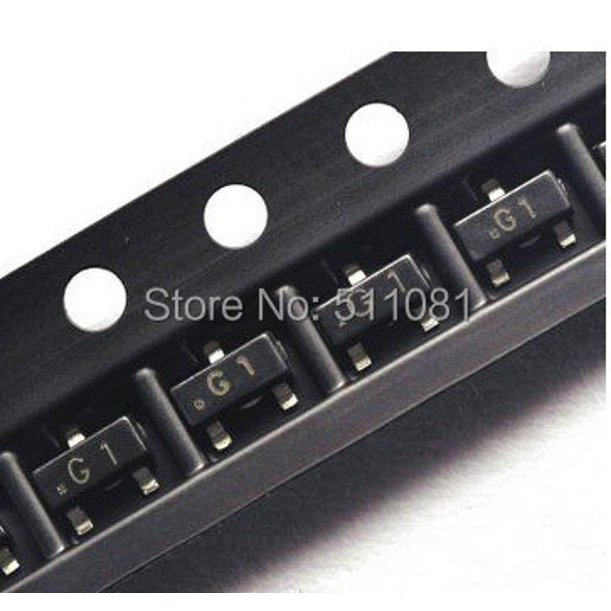 【Mary DAI Store】SMD Transistor MMBT5551 G1 0.6A/180V SMD SOT23