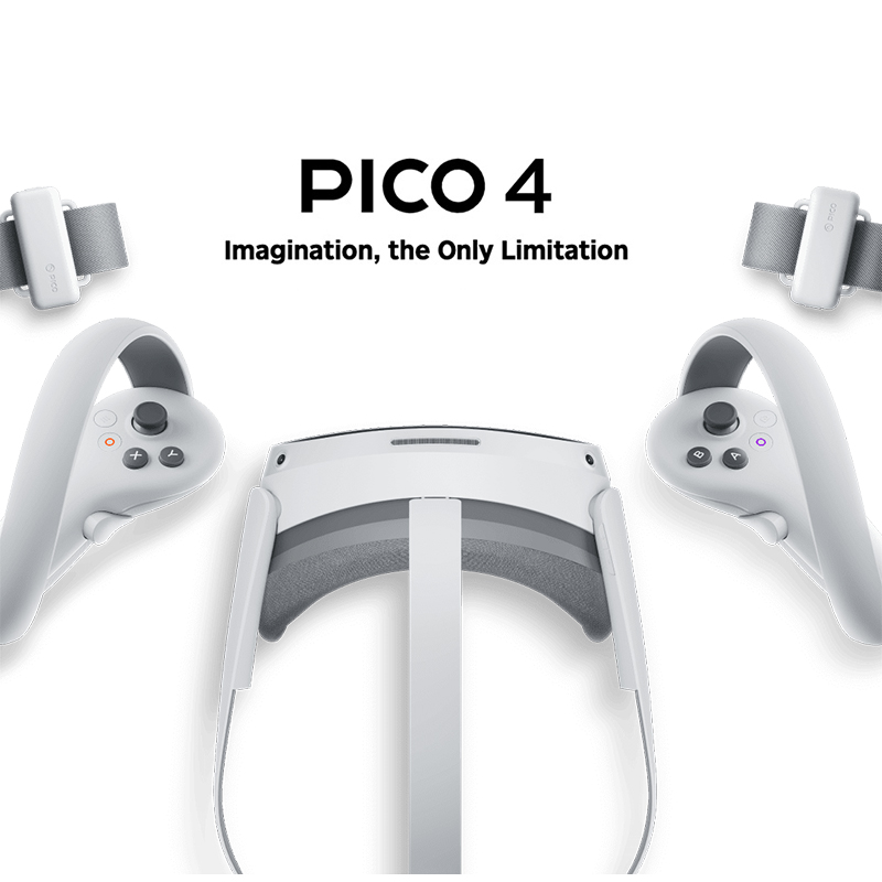 Pico 4 VR Headset All-In-One Virtual Reality Headset Pico4 3D VR Glasses 4K+ Display For Metaverse & Stream Gaming.