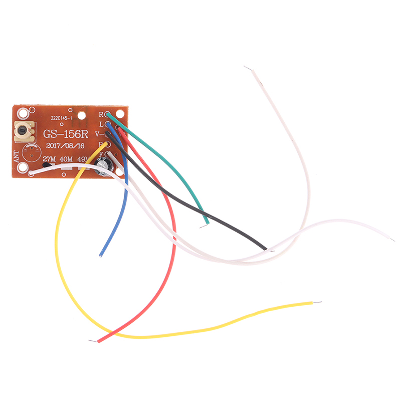 4CH RC Car Remote Control 27MHz Circuit PCB Transmitter and Receiver Board. 