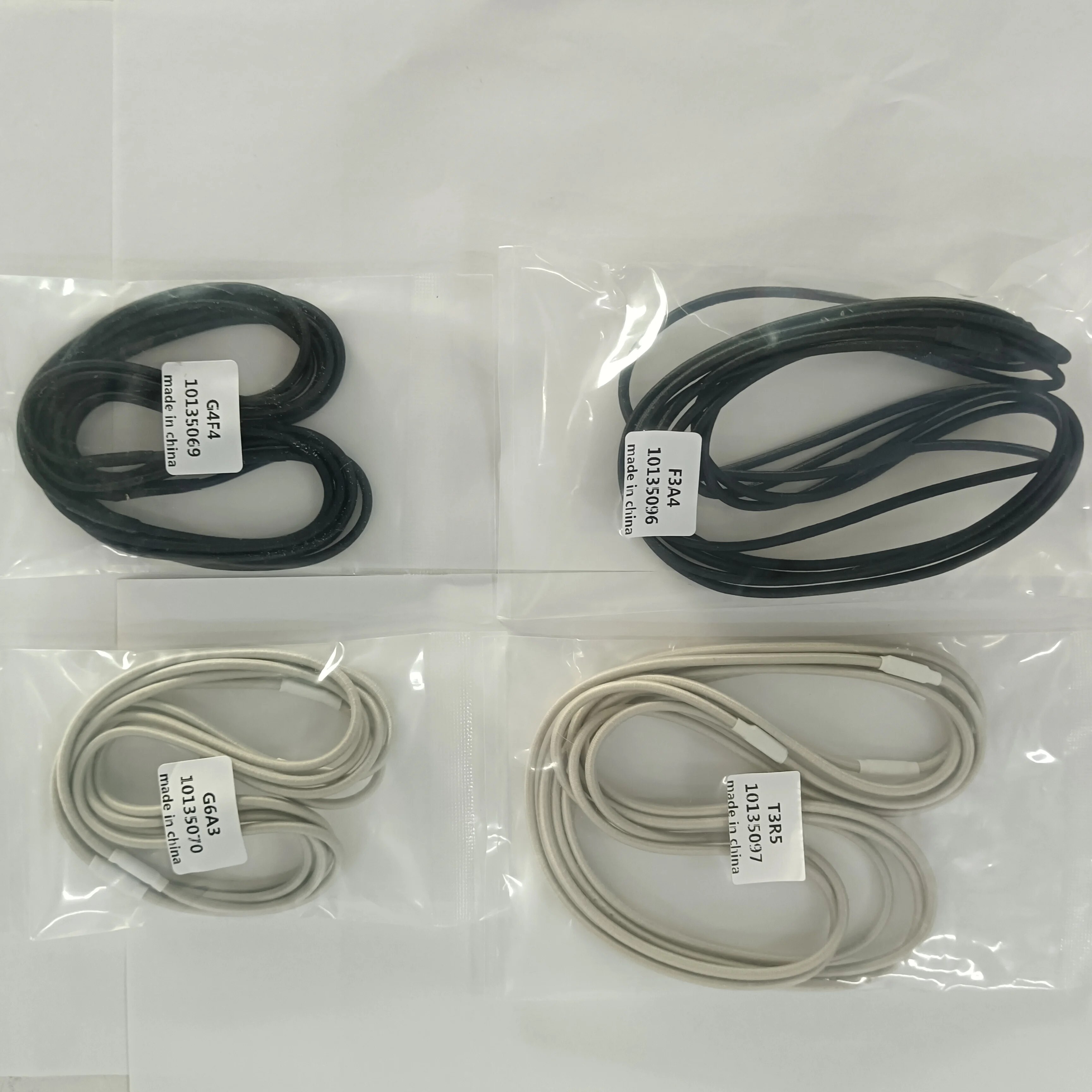 Yibuy 5pcs Black Large Round Elastic Band for Audio Microphone Shock Mount