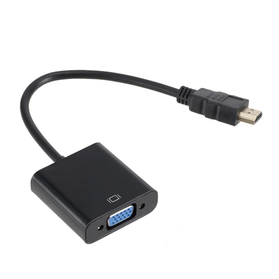 1080P HDMI-compatible to VGA Adapter Digital to Analog Converter. 