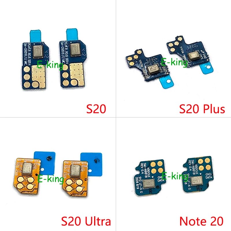 For Samsung Galaxy S20 Plus Ultra Note 20 Microphone Module Element Noise Reduction Mic Flex Cable Replacement Part