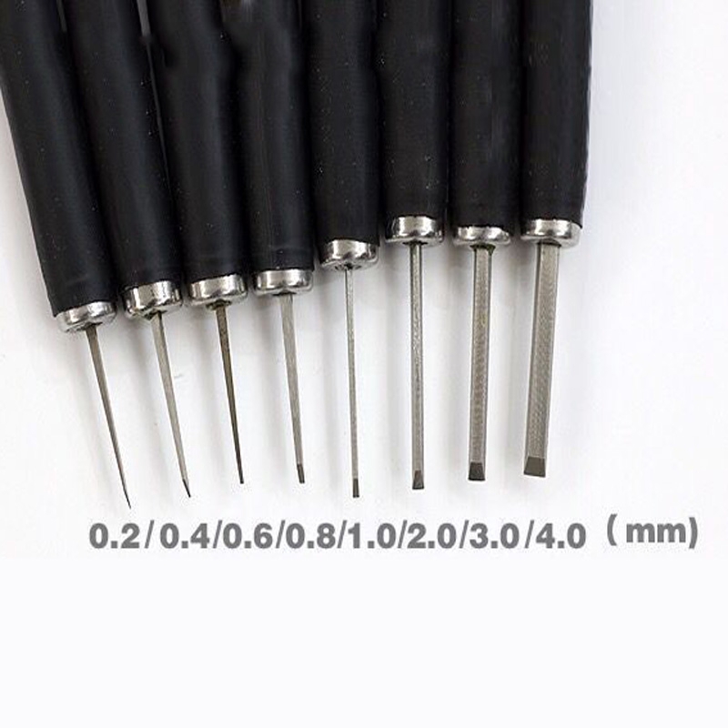 Model Scribing Tool Scriber Tool Gunpla Gundam Tool Accessory Craft Tool Scribe Line Light weight Scriber Line Chisel Tools 0.2 -4 mm. 