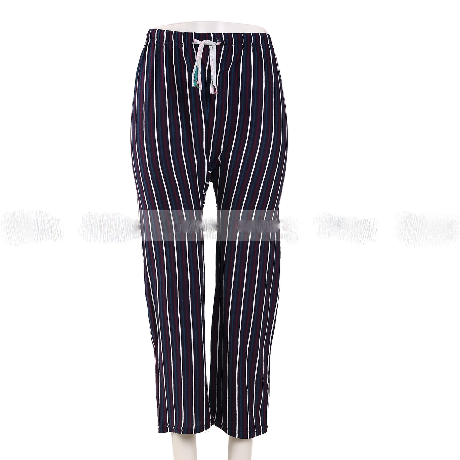 Women's Pajama Pants - Soft Cotton Pants - Striped Loose Sleepwear ...