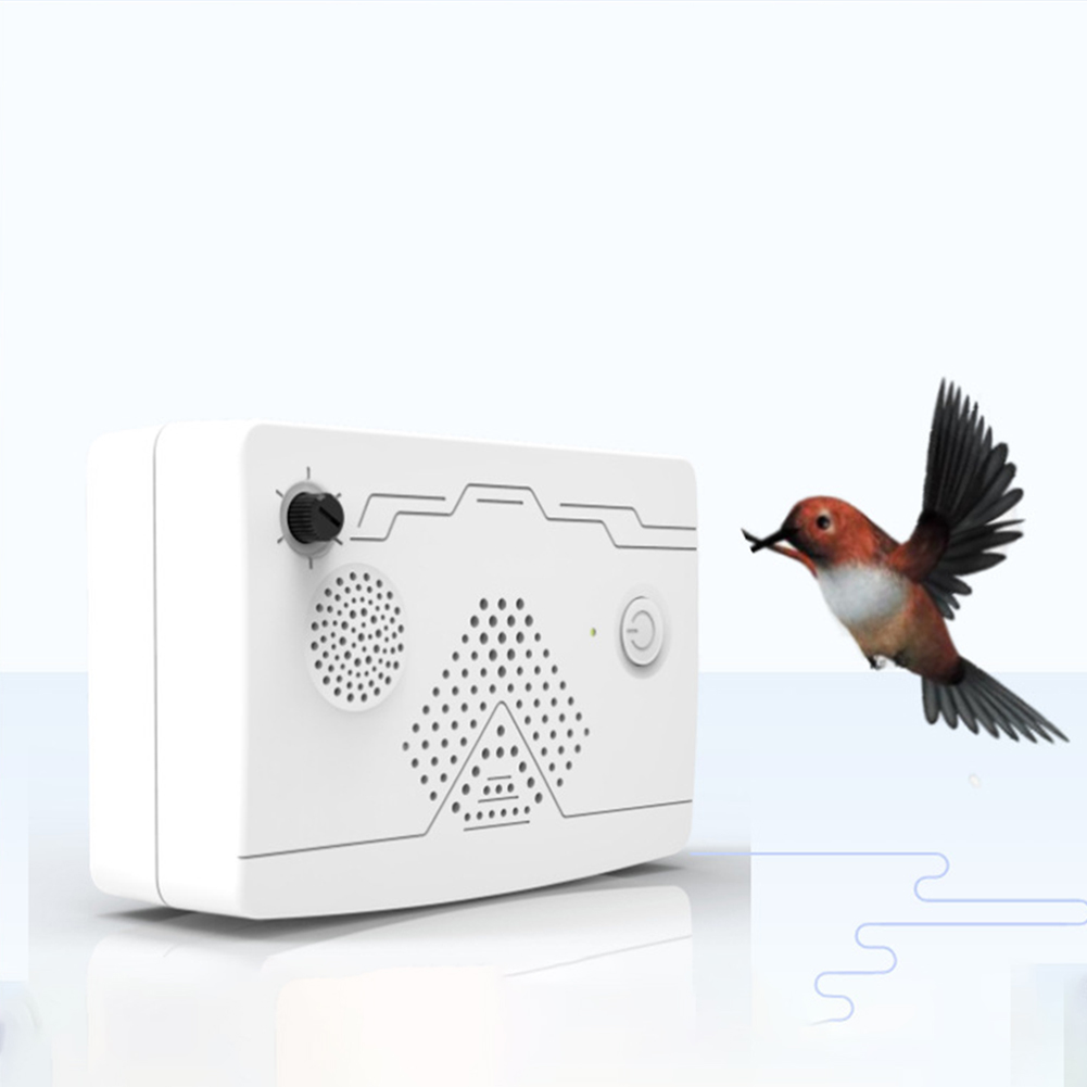 GC Usb Rechargeable Ultrasonic Bird Repeller Electronic Outdoor Bark Stopper Artifact Orchard Bird Scare Device color. 