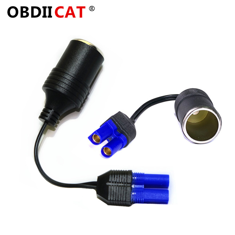 Newest Cigarette Lighter Power Socket 12V Adapter for car jump starter converter cable Emergency Auto start jumper accessories
