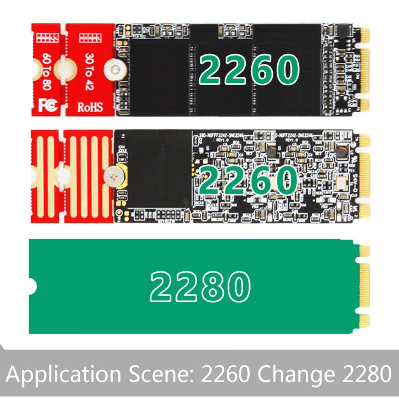 M2 M2PLUS NVME M.2 Extended Transfer 2230, 2242, 2260, 2280 Aircraft M2 CHANGE LONG SIZE NVME M.2 U.2 M3 M.3 SSD. 