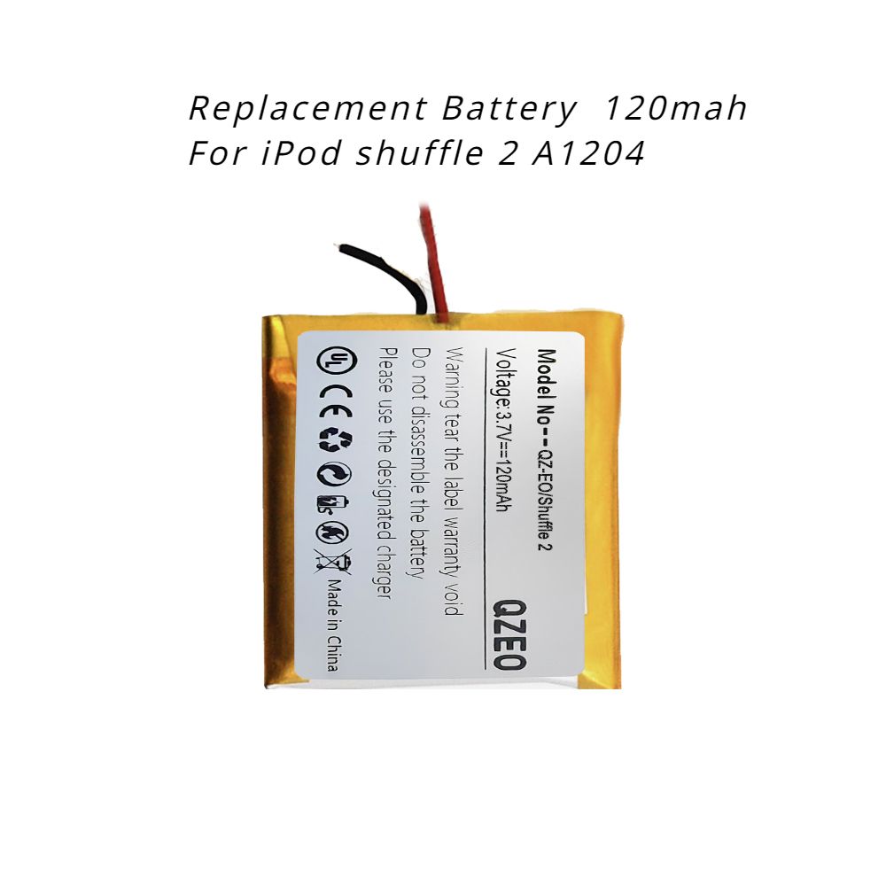 Replacement Battery For iPod Shuffle 1 2 3 4 5 6 7 1th 2th 3th 4th 5th 6th 616-0274 616-0278 A1112 A1373 A1204 A1271. 