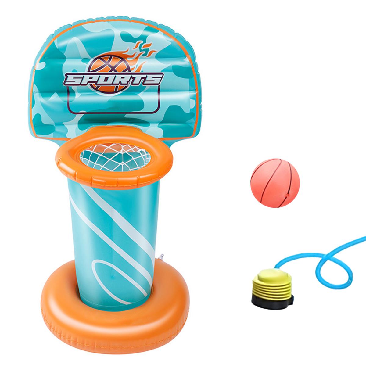 Floating Inflatable Basket Environmental Floating Pool Basketball Frame