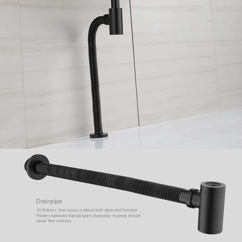 Siphon Basin Bottle Plumbing Matte Black/Chrome Pop Up Filter Fixture Stopper Set Washbasin Siphon Hose Accessory Renovation. 