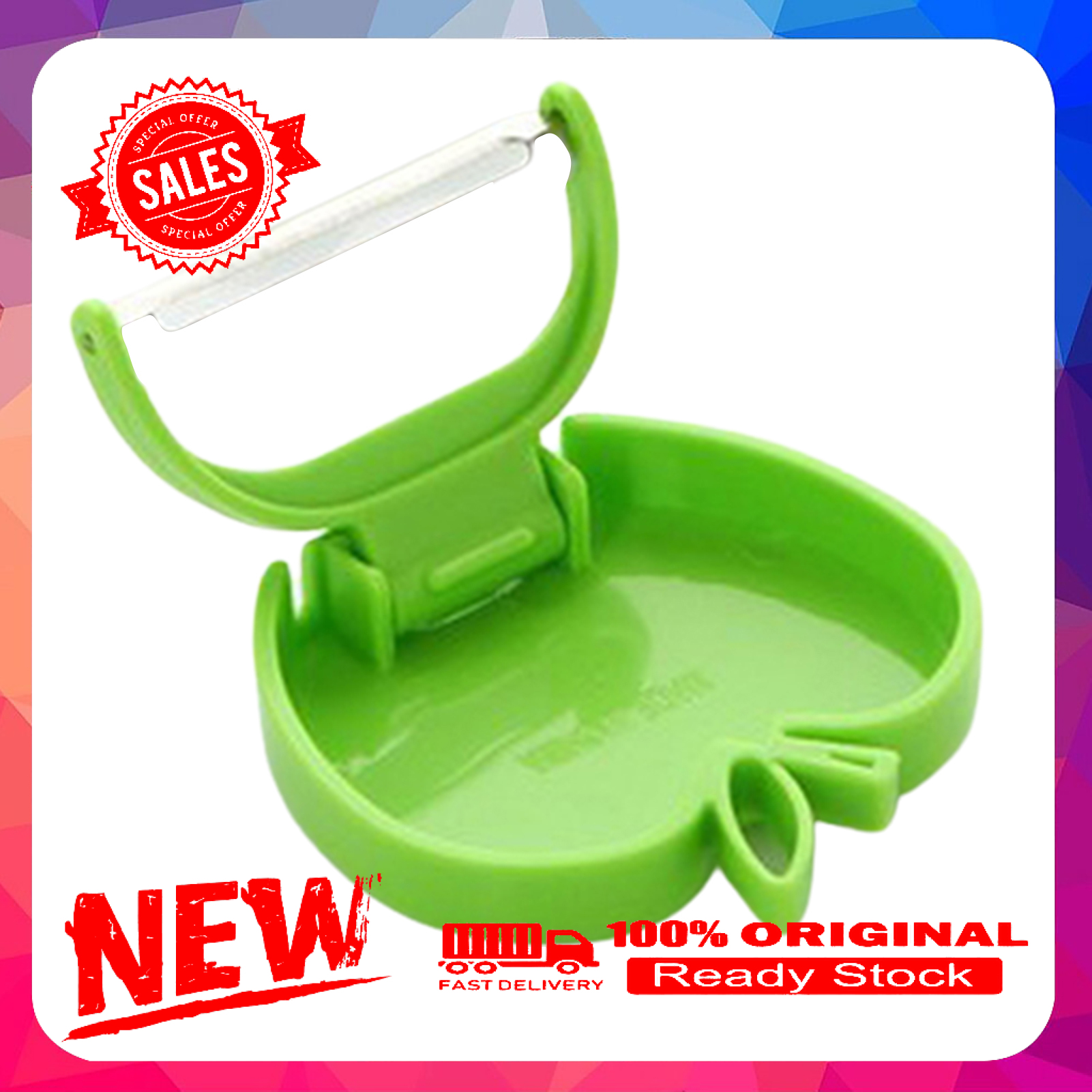 Peeler Apples Shape Foldable Stainless Steel Fruit Peeler Slicer Kitchen Tool for Home