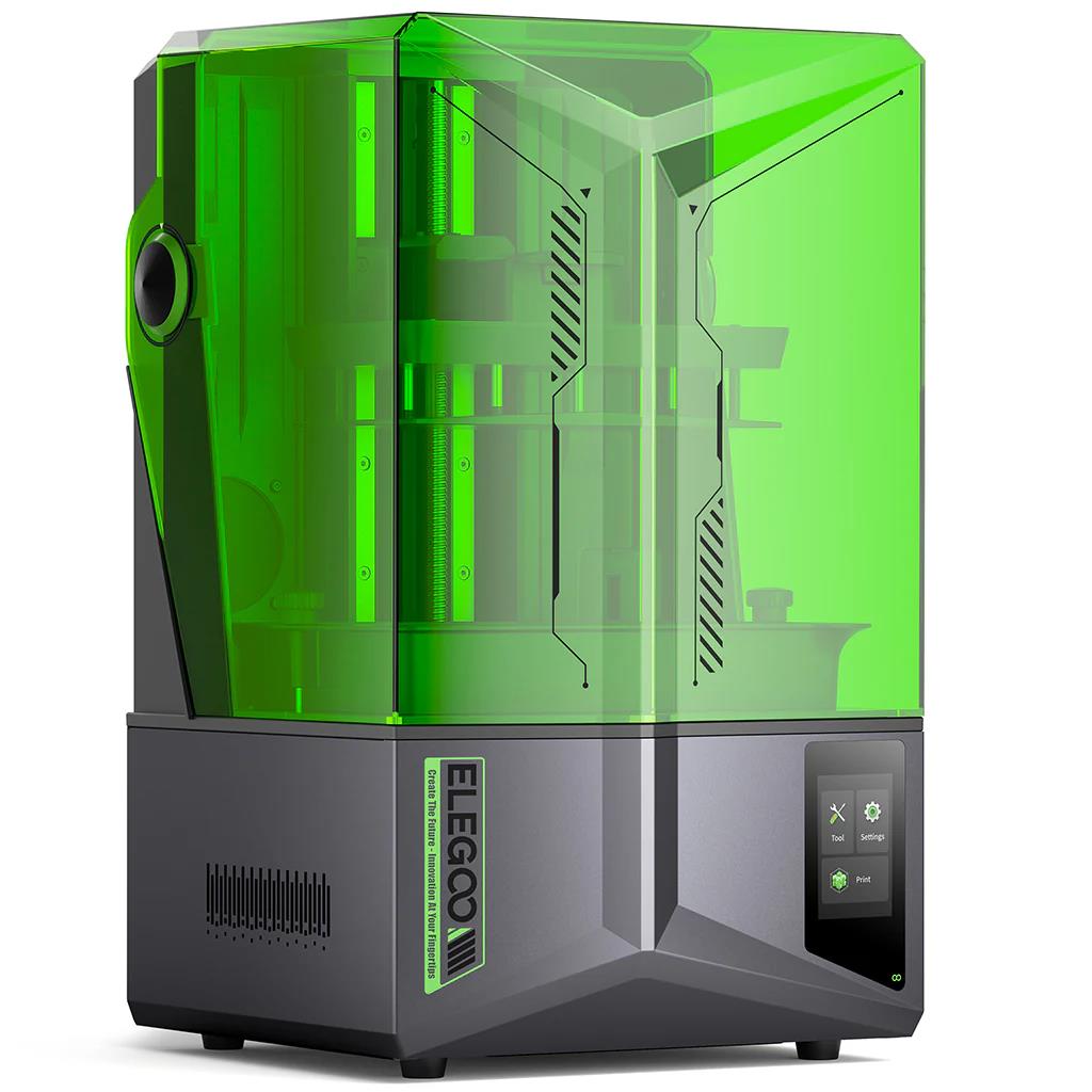 ELEGOO Saturn 4 10-inch 12K Mono LCD Auto Leveling Advanced Cooling System Smart Mechanical Sensor ELEGOO LCD 3D printer. 