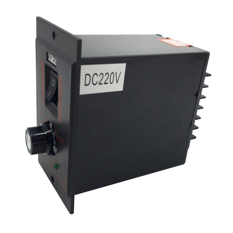 DC-51 dc motor speed controller 0~180VDC output 250W MaX Speed regulator AC220V input-DC 110 V-black. 