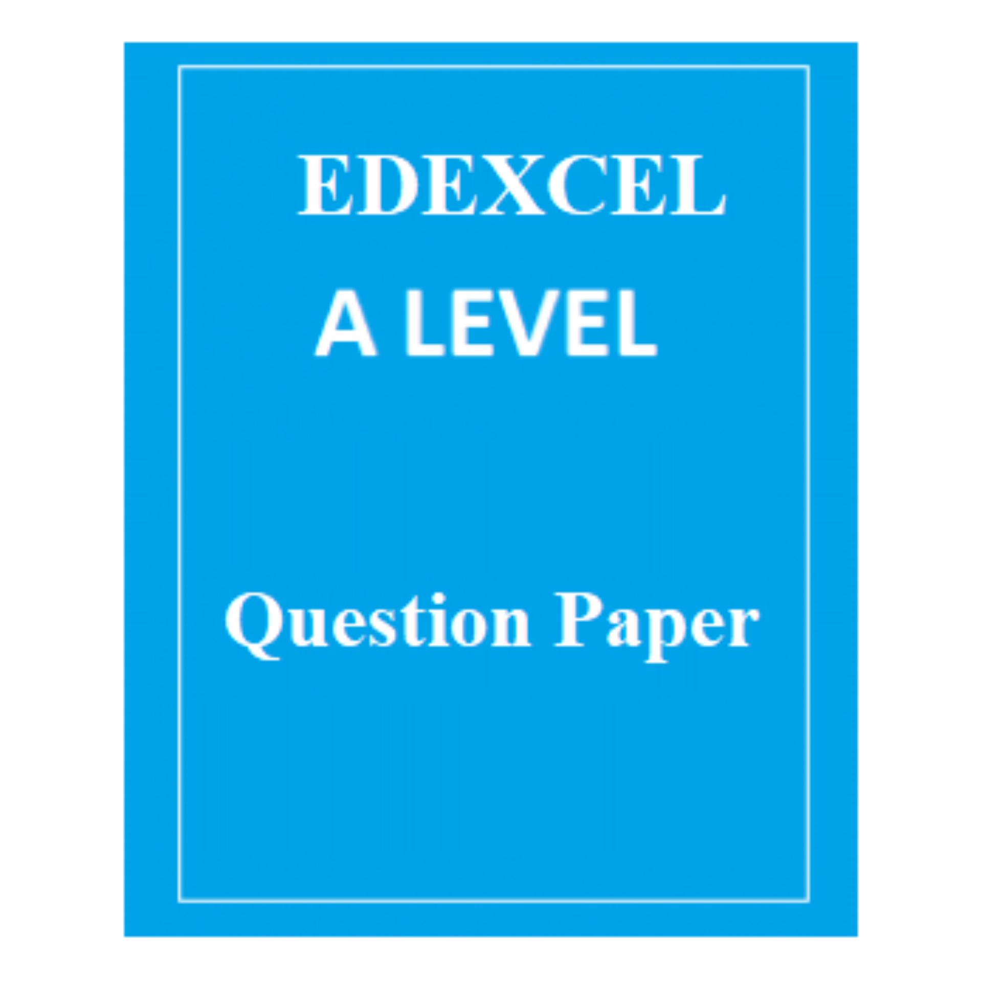 Edexcel IAL Physics Unit 1 Question Paper. 