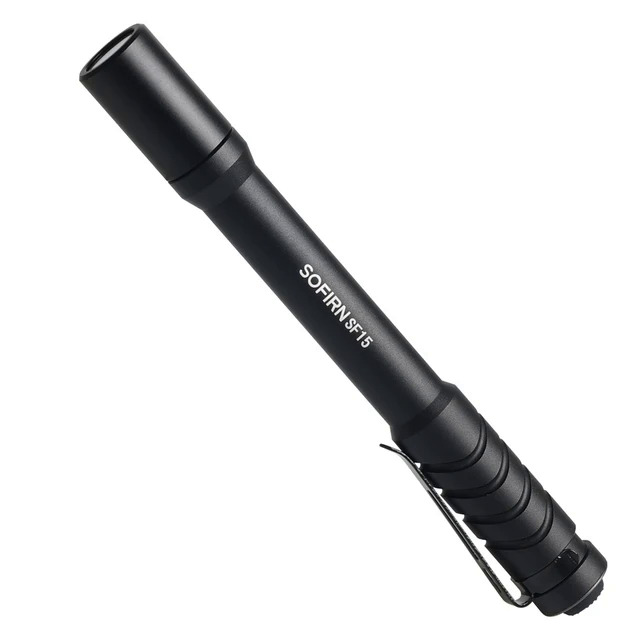 Sofirn sf15 300lm UV LED flashlight rechargeable AAA powerful pen flashlights durable led waterproof IP68 lightweight portable. 