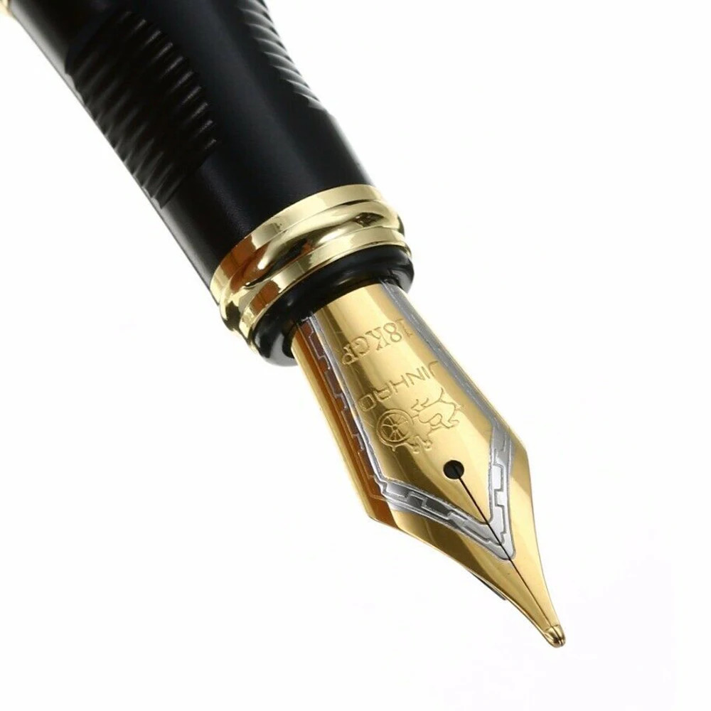 【WSJJ Store】Marble Chunky Medium Flex Nib Fountain Pen Office. 