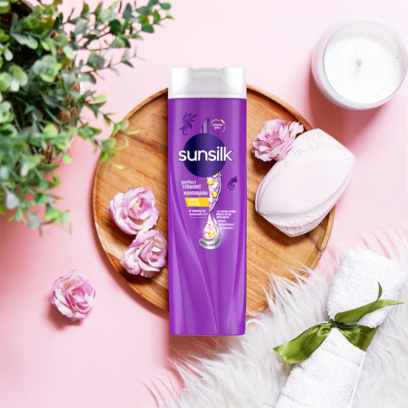 Sunsilk Perfect Straight Shampoo 300ml || The MallBD