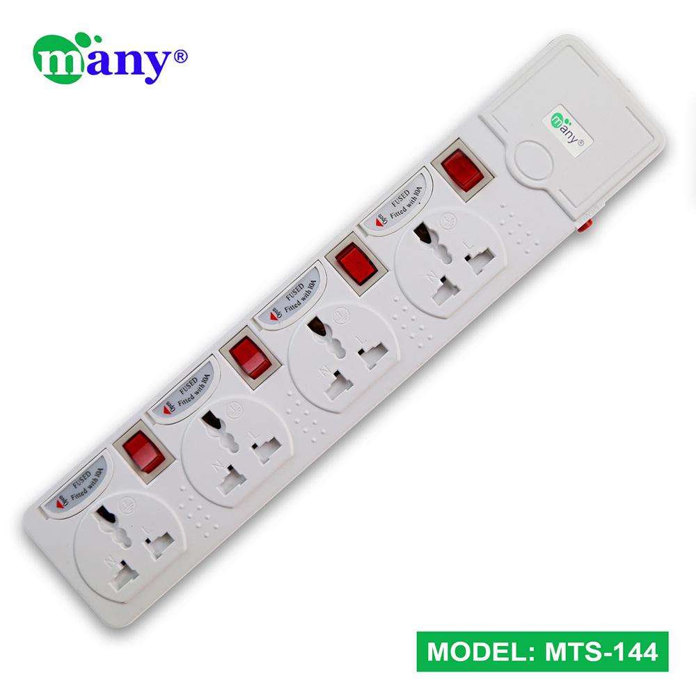 Multiplag Many Business Class 4 Gang Extension Socket MTS-144=2P/3m. 