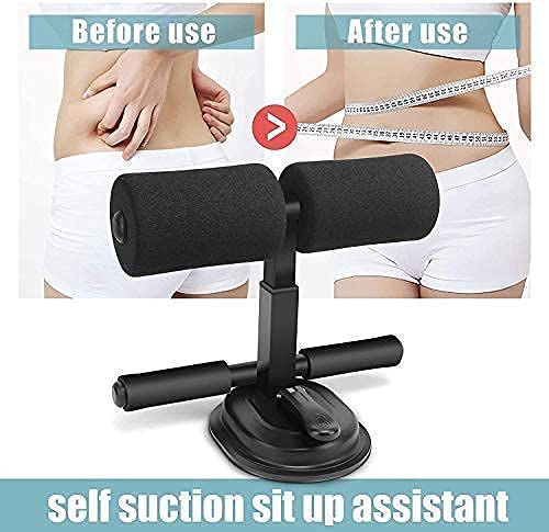 Sit Up Bar Portable Adjustable Sit ups Assistant Device Ab Workout Equipment Self Suction Sit up Floor Bar Abdominal Leg Muscle Training. 