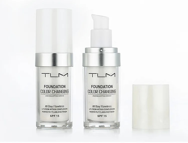 TLM Foundation Magic Color Changing Foundation Liquid Soft Matte Long Lasting Hydrating Makeup Base maquiagem Abandon Abandon. 