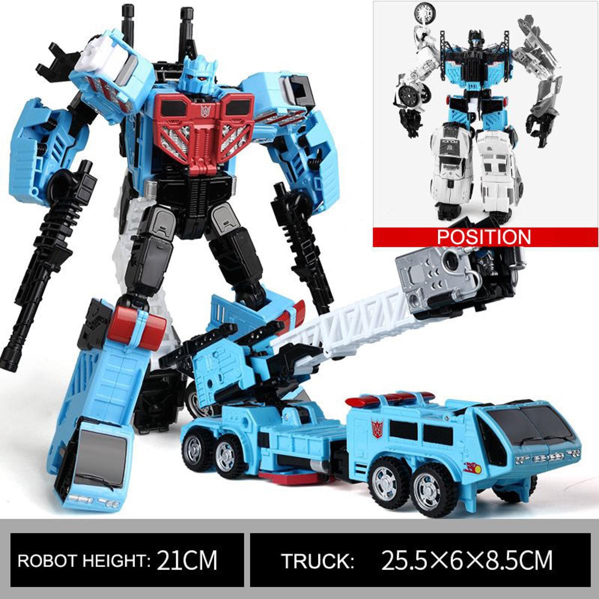 IN Stock HZX Transformation Robot Toys 5IN1 Sets Defensor War Team KO Collection TF Action Figure