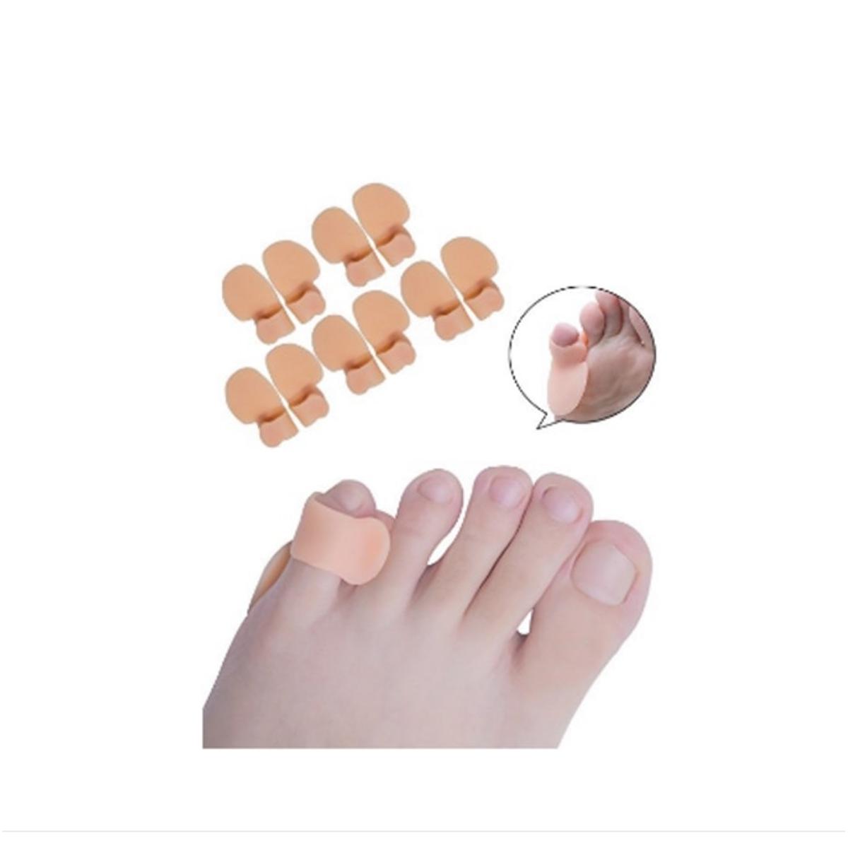 10pcs/lot Pinky Toe Splint Protector Braces Support Little Toe Separator Guard for Hammer Toe Pad Bunion Hallux Valgus Corrector