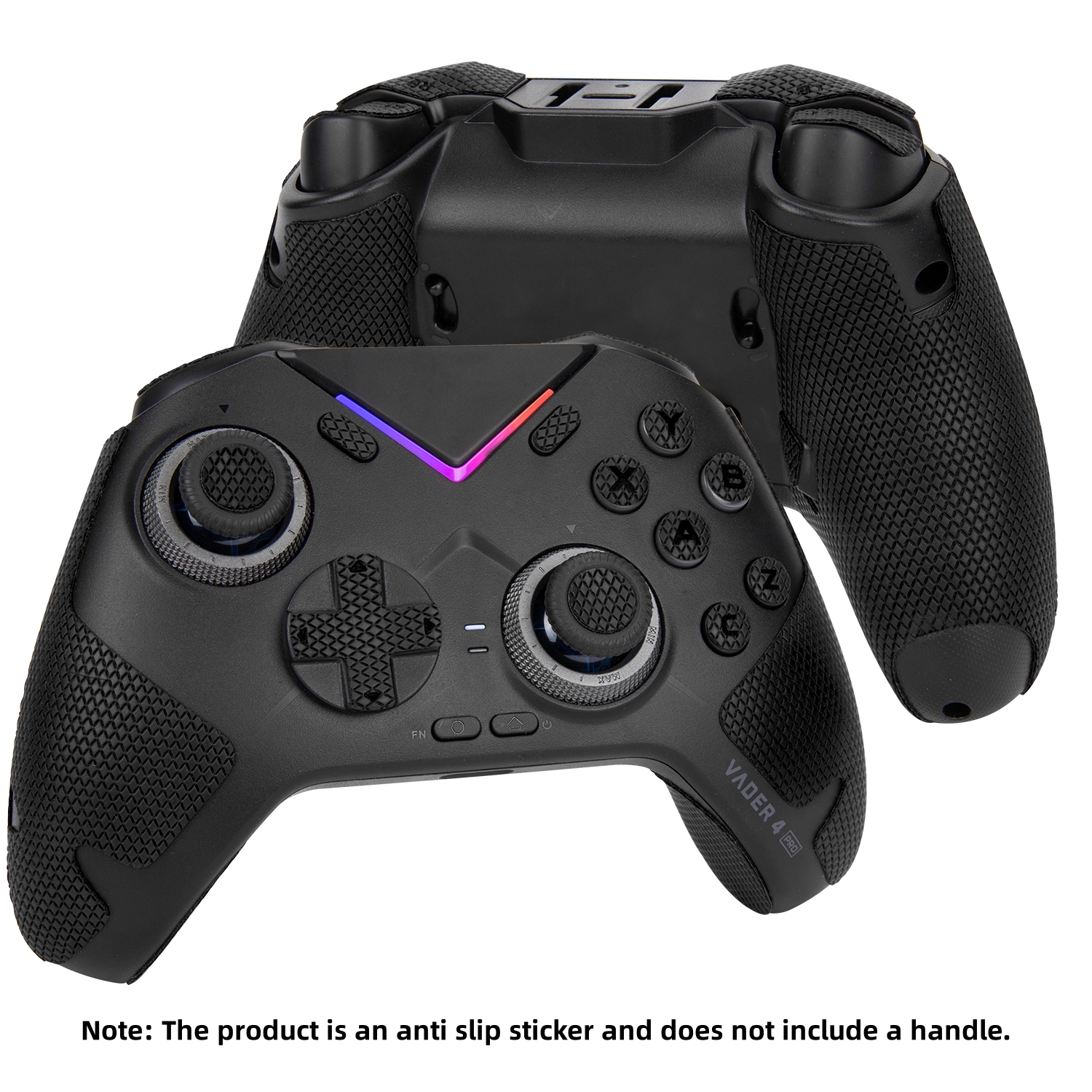 Black TALONGAMES Controller Grip Tape Classic Version Compatible With Flydigi Vader 3 / 4 Pro Wireless Handle,Buttons Non-slip