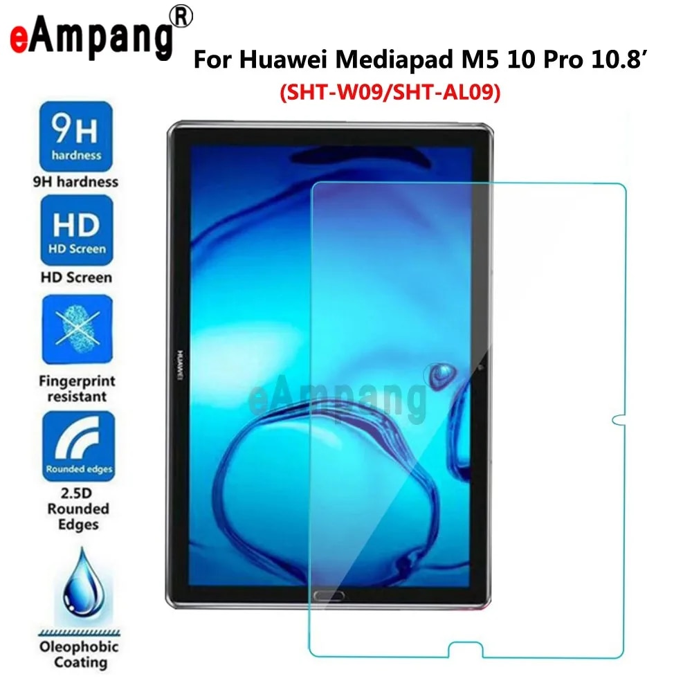 【3C VictoryEagle】Tempered Glass for Huawei Mediapad M5 Pro M6 10.8 Protective Film Tablet Protector for Huawei M5 10 Pro 10.8 M6